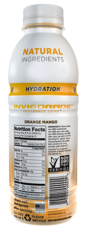 INVIGORADE - Orange Mango - Bottle - NFP Panel